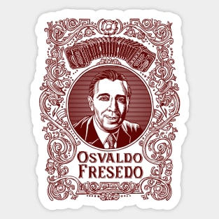 Osvaldo Fresedo in Red Sticker